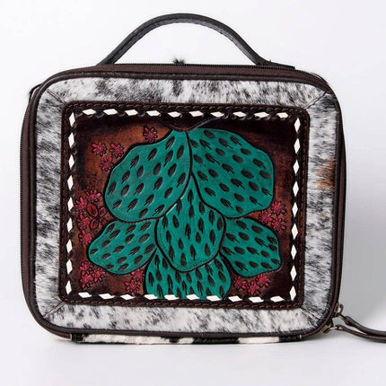 American Darling Cowhide & Tooled Leather Jewelry Case
