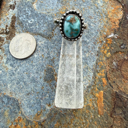 Dry Creek Turquoise Sterling Silver Ring: 8.5