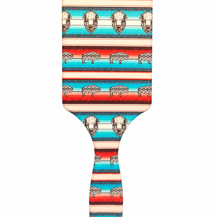 Western Style Hairbrush: Bufffalo