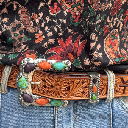 Buckle Up Belt Buckle Multi