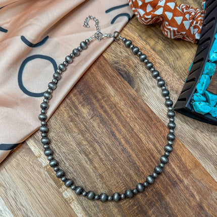 Choker Beaded Graduated Navajo Pearl Stackable Necklace