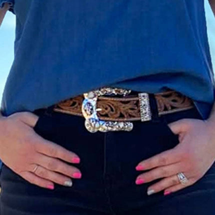 Buckle Up Belt Buckle White