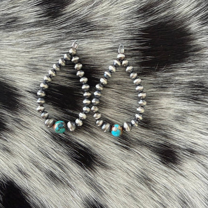 4mm Sterling Silver Pearls & Mixed Dahlia Earrings