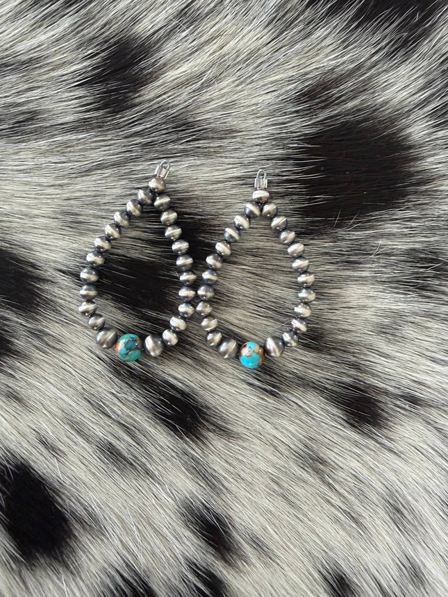 4mm Sterling Silver Pearls & Mixed Dahlia Earrings