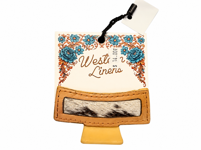 Western Style Hair Clip: Hair On Hide