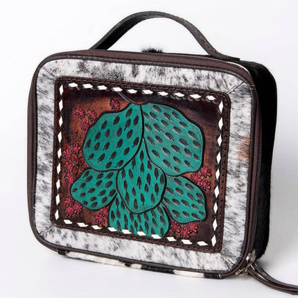 American Darling Cowhide & Tooled Leather Jewelry Case