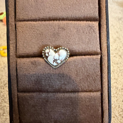 With All My Love Single Stone Heart Wildhorse Ring