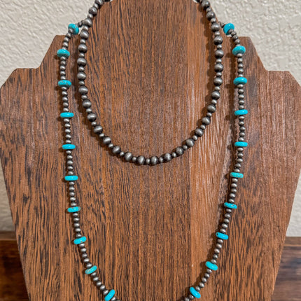Choker Beaded Graduated Navajo Pearl Stackable Necklace