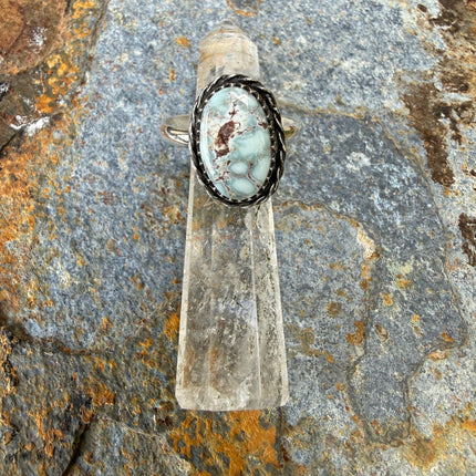 Dry Creek Turquoise Sterling Silver Ring: 8.5